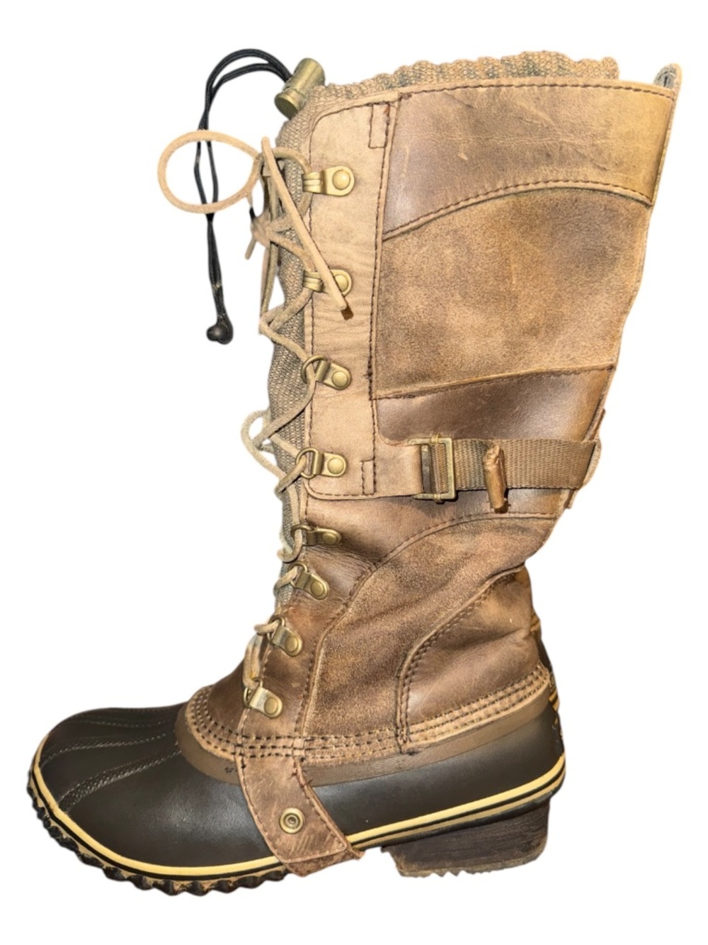 Sorel Leather & Rubber Boots 8